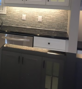 Lacquer Finish Kitchen Cabinet view 4