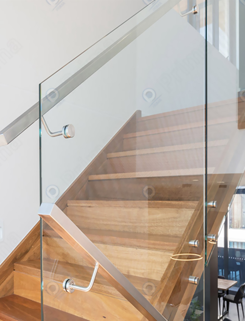 Standoff Glass Railing view 3