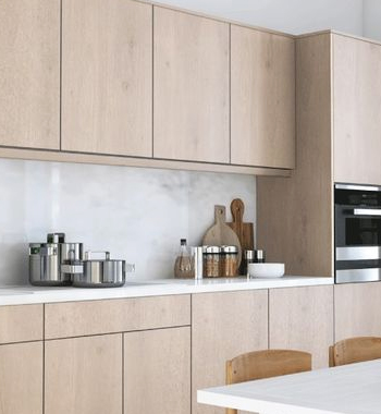 Timber Venner Finish Kitchen Cabinet view 4