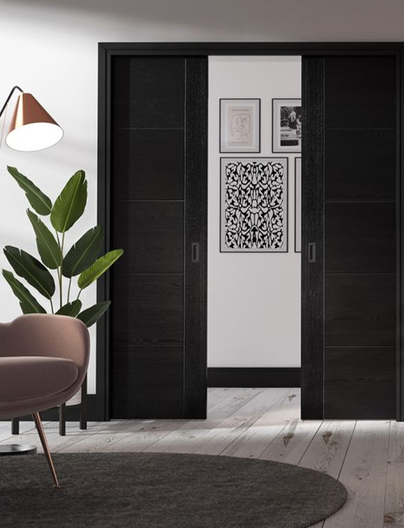 Pocket Door With Groove view 3