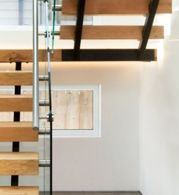 Central Beam Staircase view 4