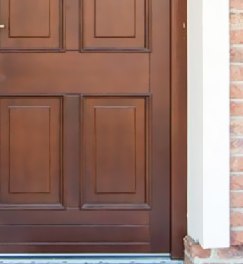 Solid Wood Door With Golden Lock view 4