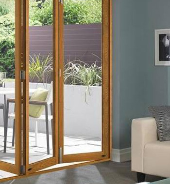 Interior Bi-folding Door Clear Glass view 4
