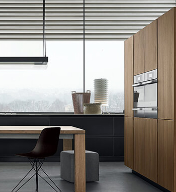 Melamine Finish Kitchen Cabinet view 4