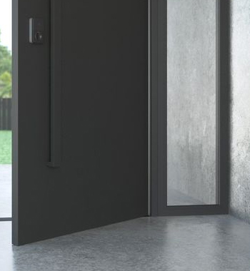 Steel Door With Side Glass view 4
