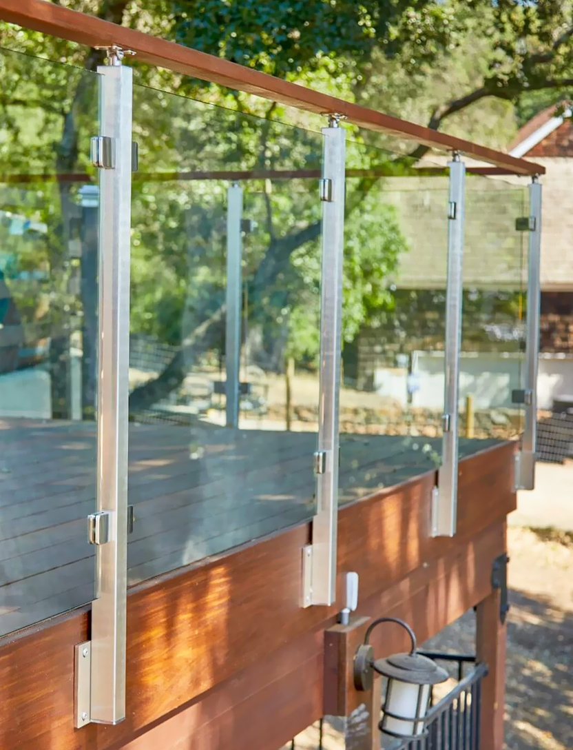 Post Glass Railing view 3
