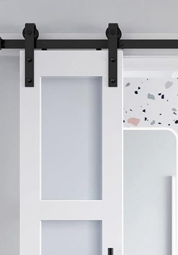 Barn Door With Glasses