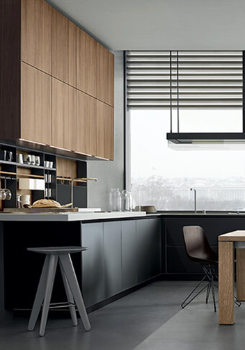 Melamine Finish Kitchen Cabinet