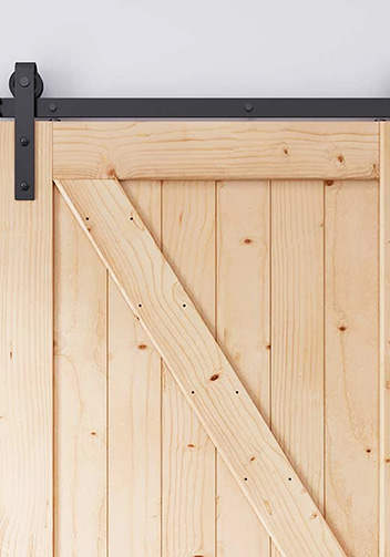 Barn Door Black Hardware