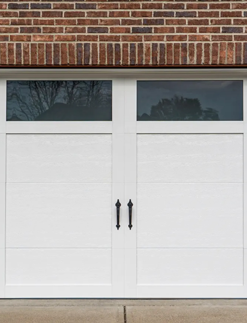 Solid Wood Garage Door view 3