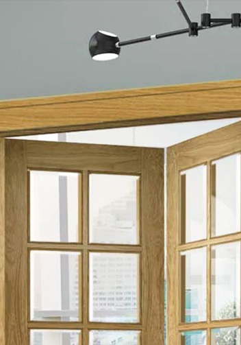 Interior Bi-folding Door With Glass