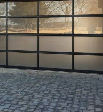 Glass Garage Door view 4