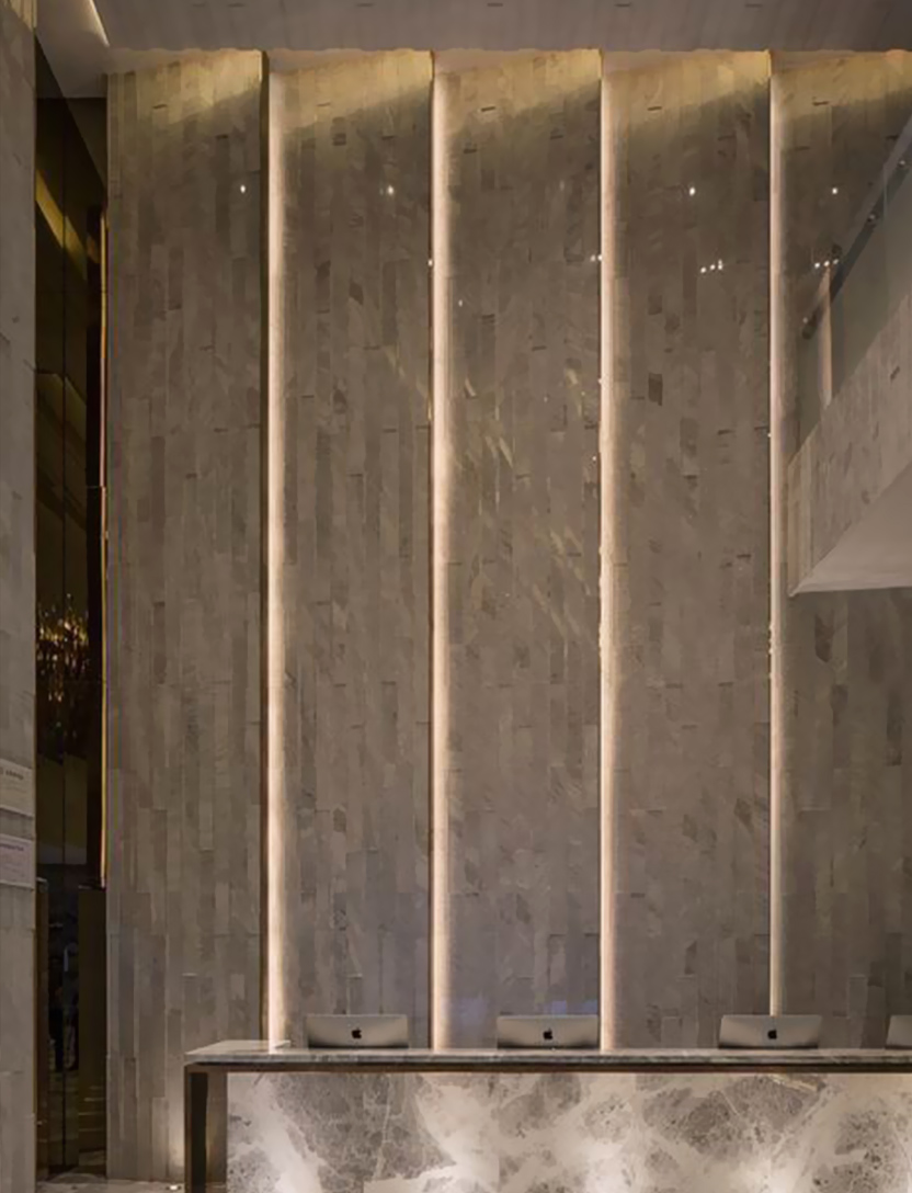 Stone Panel Curtain Wall view 3