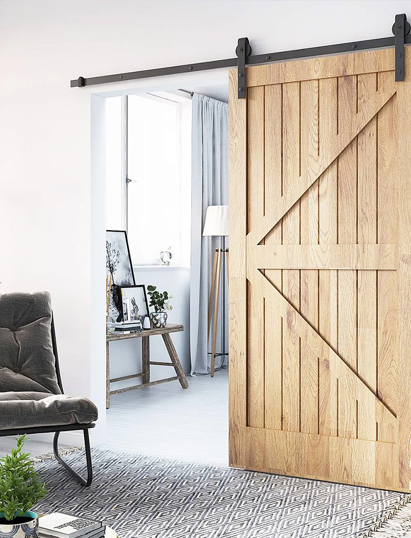 Barn Door Wood Grain view 3