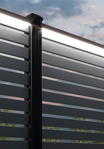 Aluminum Slat Fence