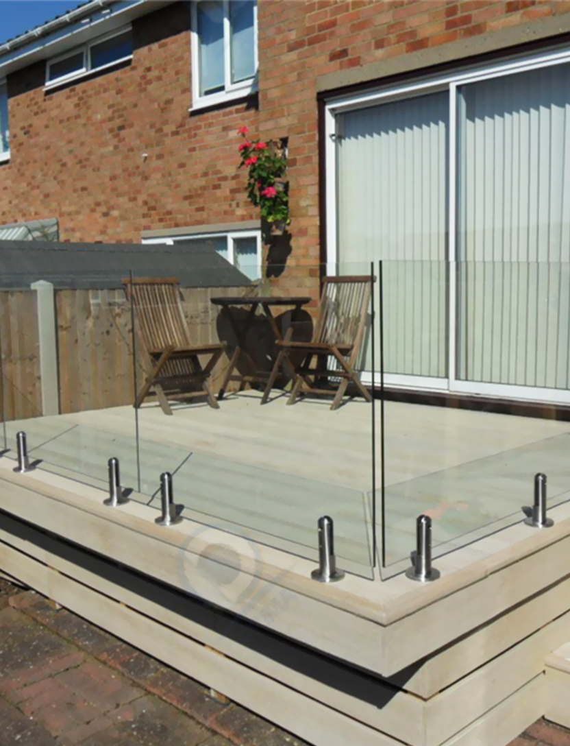 Spigot Glass Railing view 3