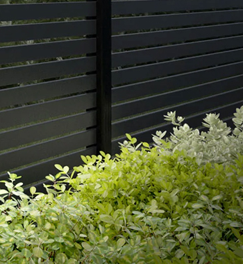 Aluminum Slat Fence view 4