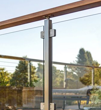 Post Glass Railing view 4