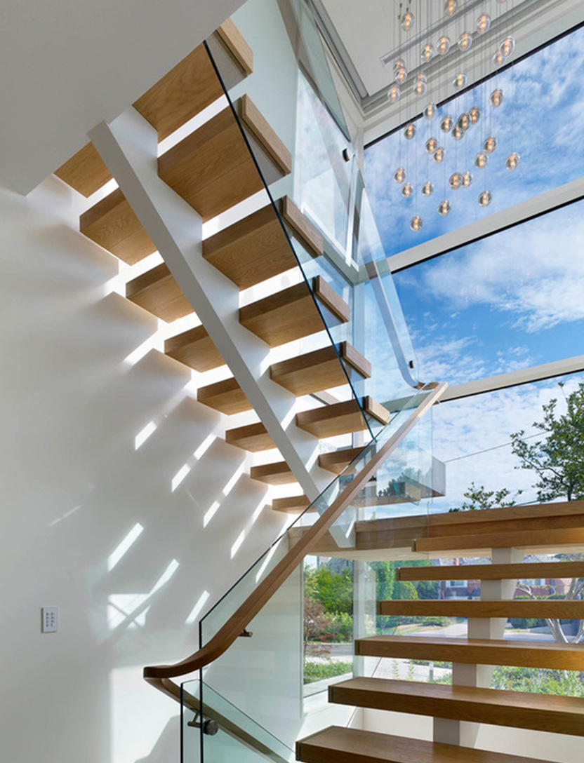 Central Beam Staircase view 3