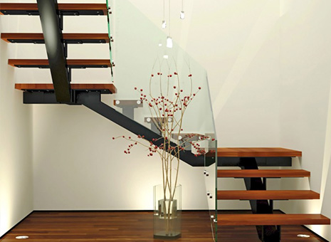 Central Beam Staircase view 2