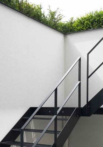 Outdoor Carbon Steel Staircase