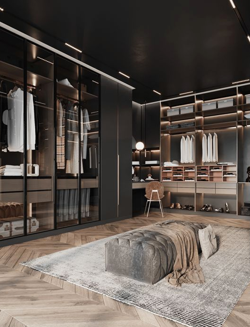 Walk in Closet (Aluminum Glass Door) view 3