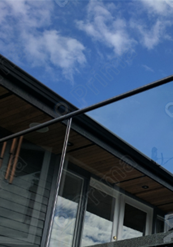 Standoff Glass Railing