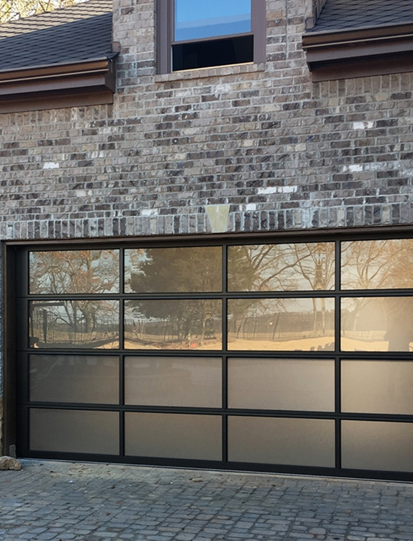 Glass Garage Door view 3