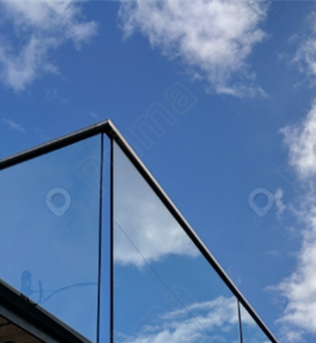 Standoff Glass Railing view 4
