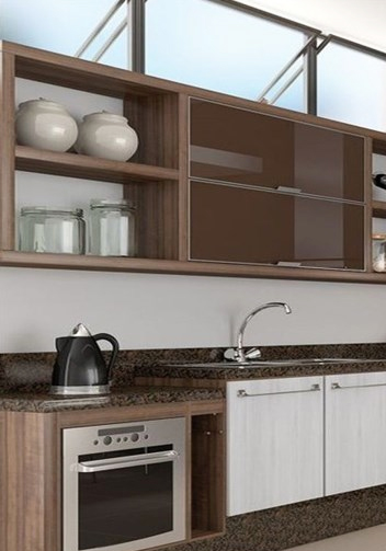 Timber Venner Finish Kitchen Cabinet