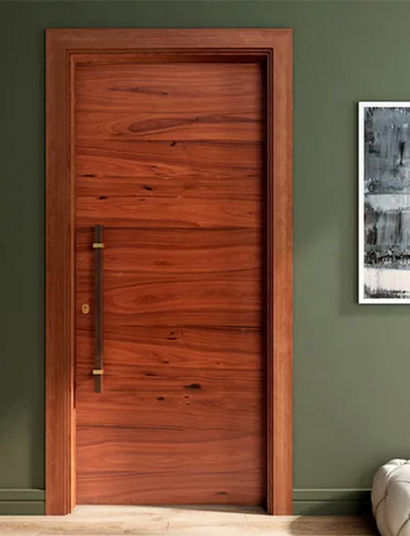 Interior Swing Door Wood Grain view 3