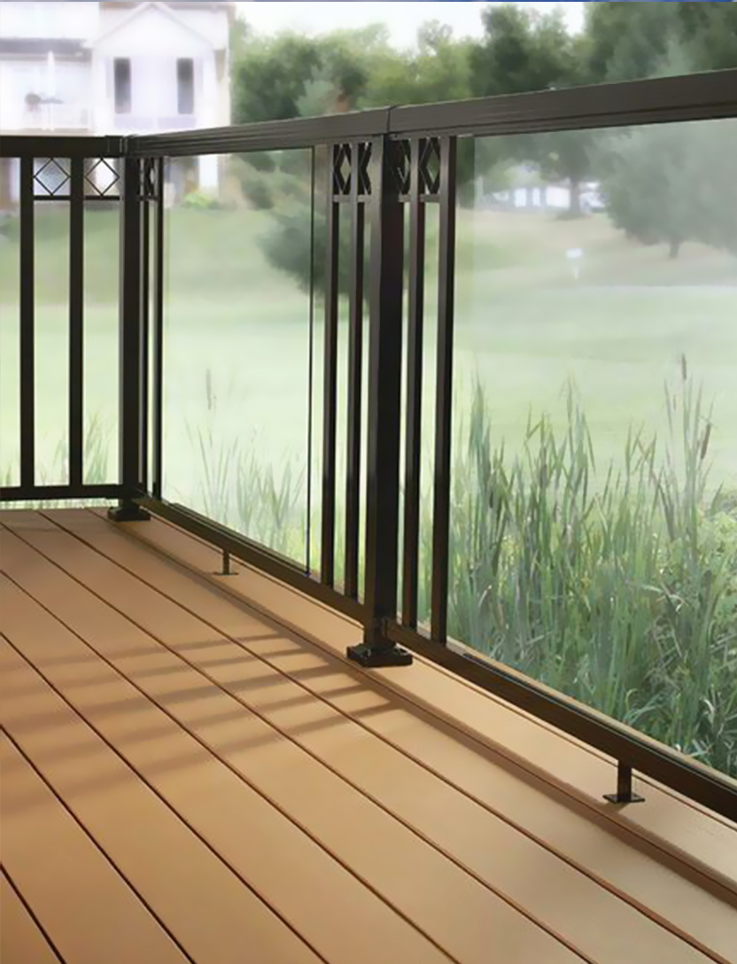 Aluminum Glass Railing view 3
