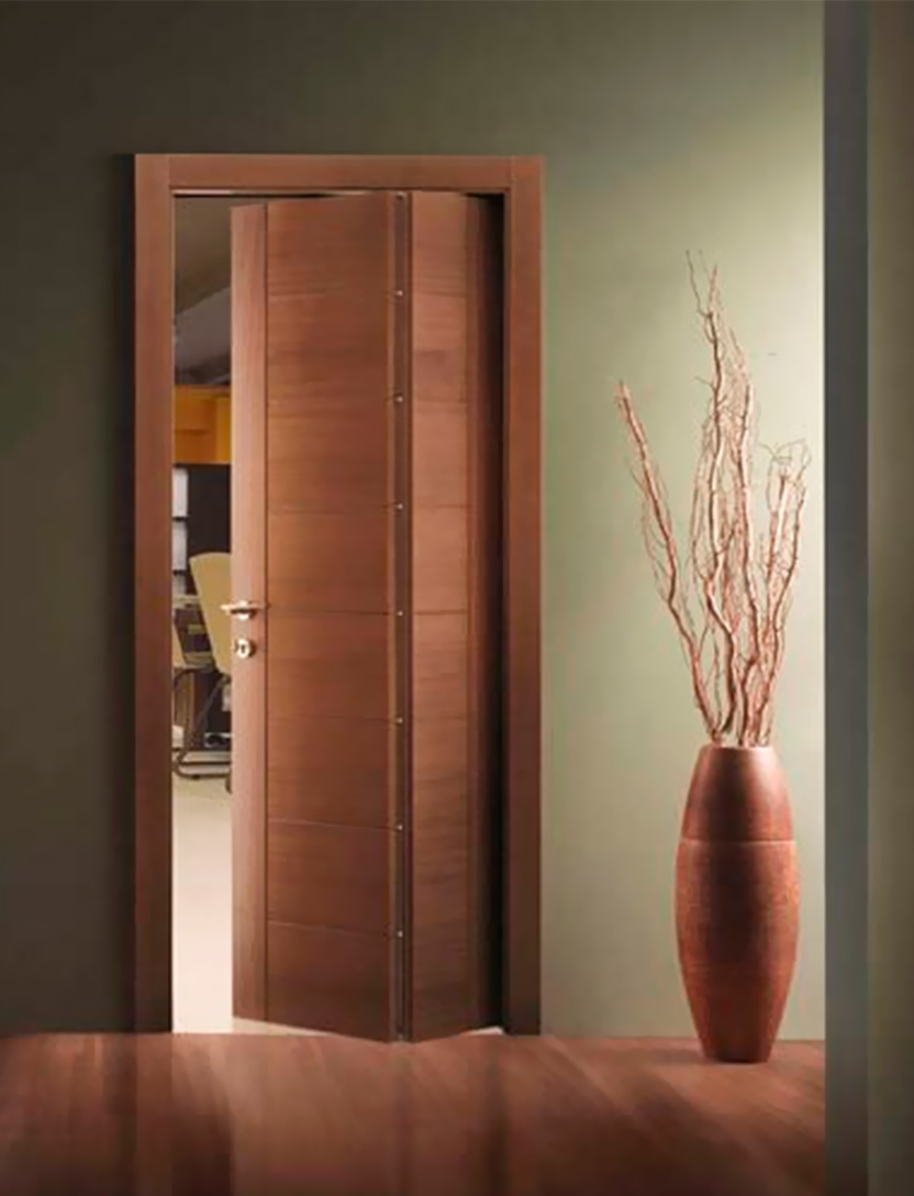 Interior Bi-folding Door With Groove view 3