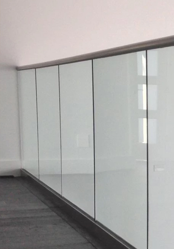 U Channel Glass Railing