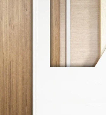 Pocket Door Melamine Finish view 4