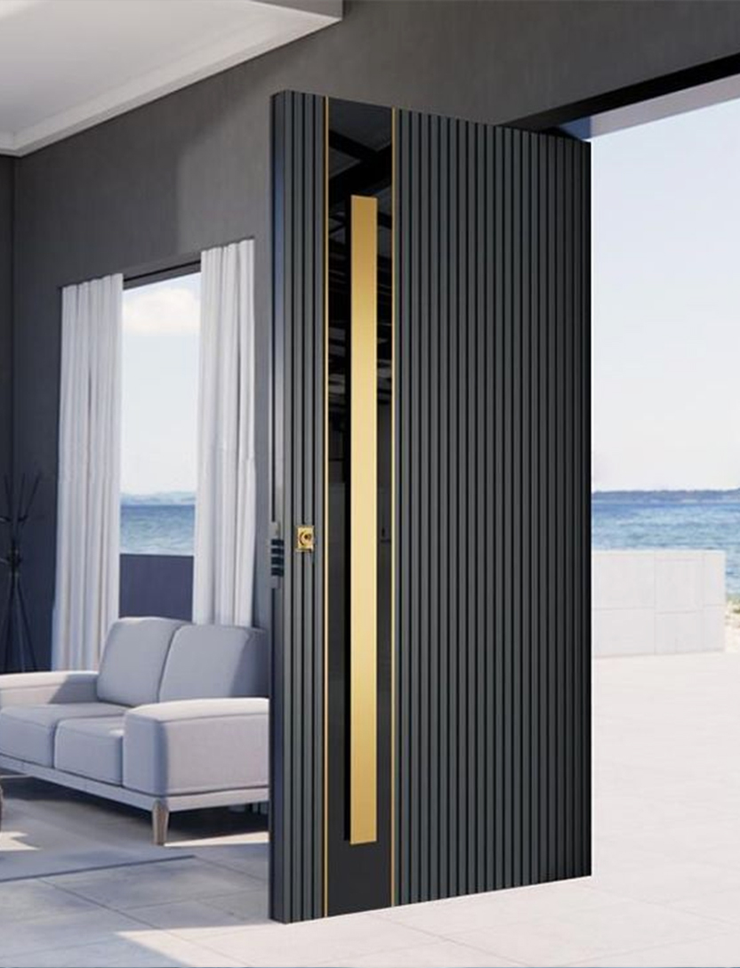 Steel Door With Grills view 3