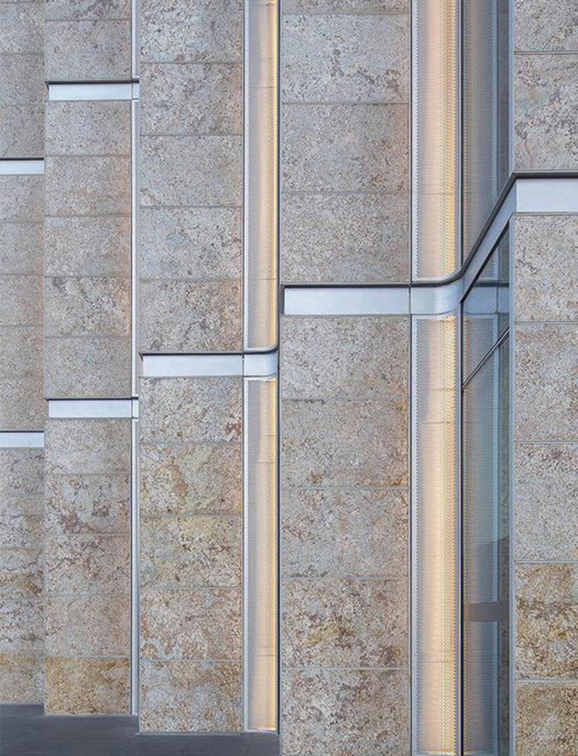 Stone Panel Curtain Wall view 3