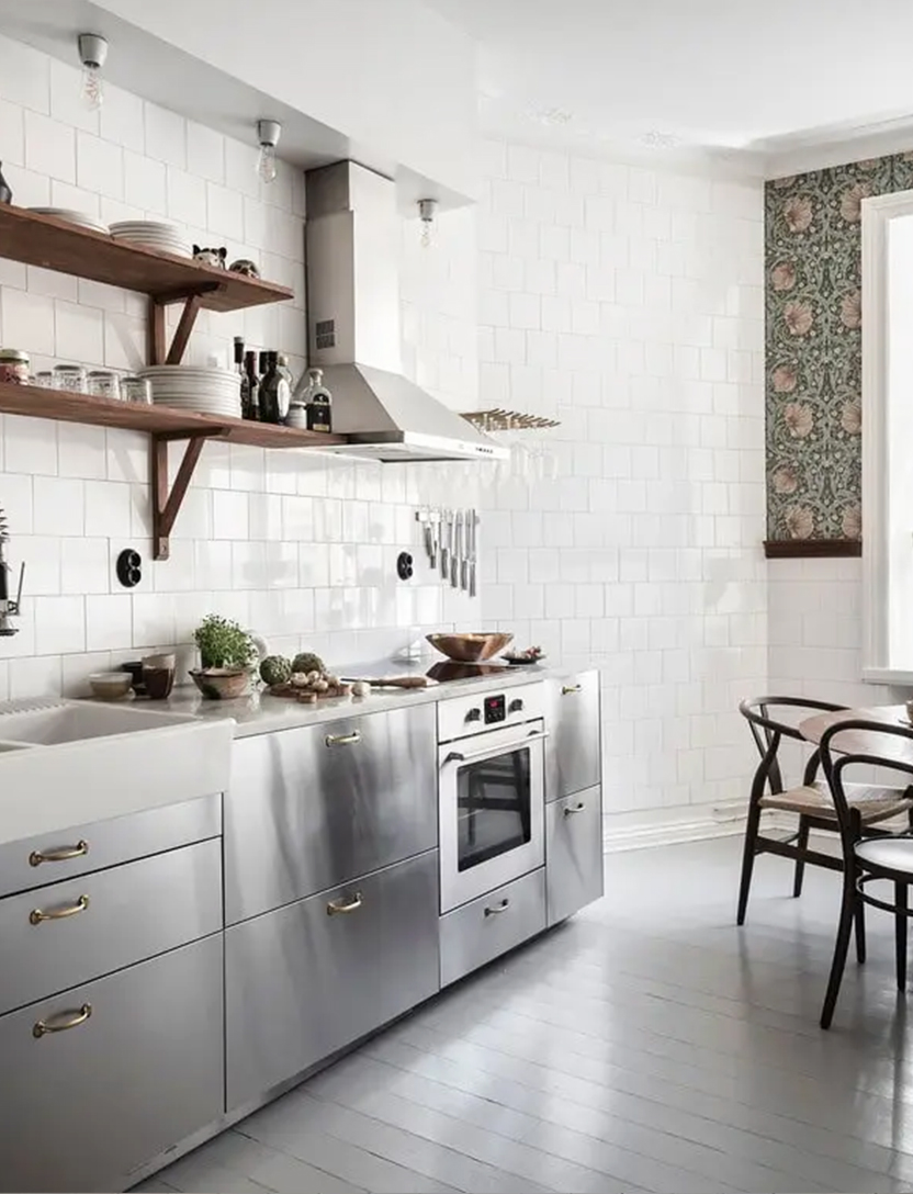 Stainless Steel Kitchen Cabinet view 3