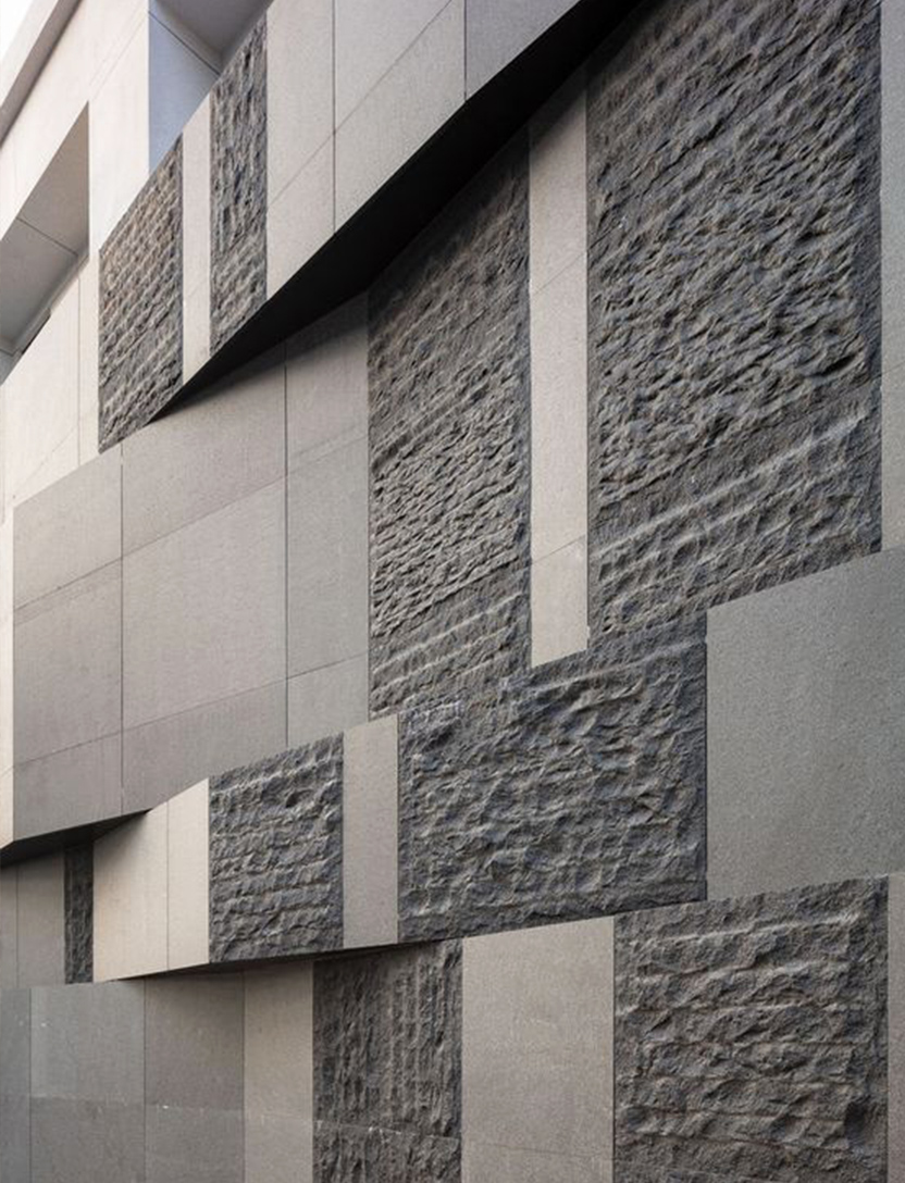 Stone Panel Curtain Wall view 3