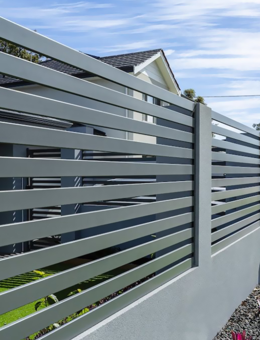 Aluminum Slat Fence view 3
