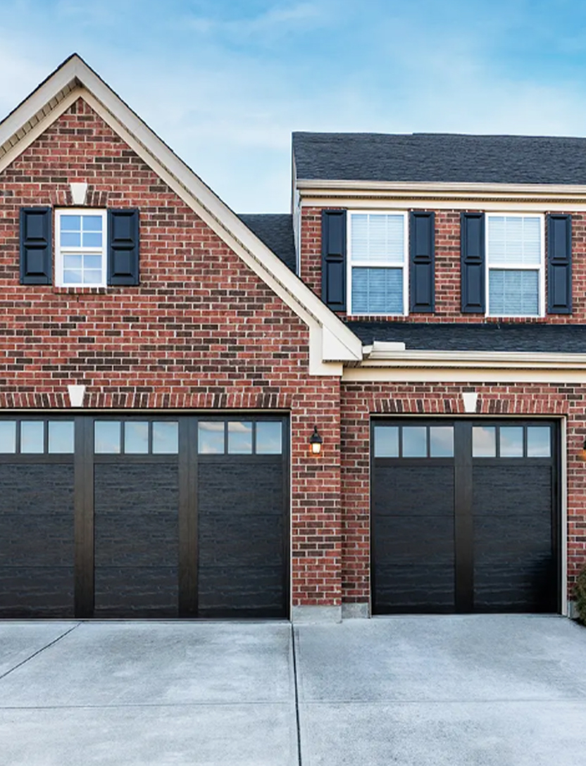 Solid Wood Garage Door view 3