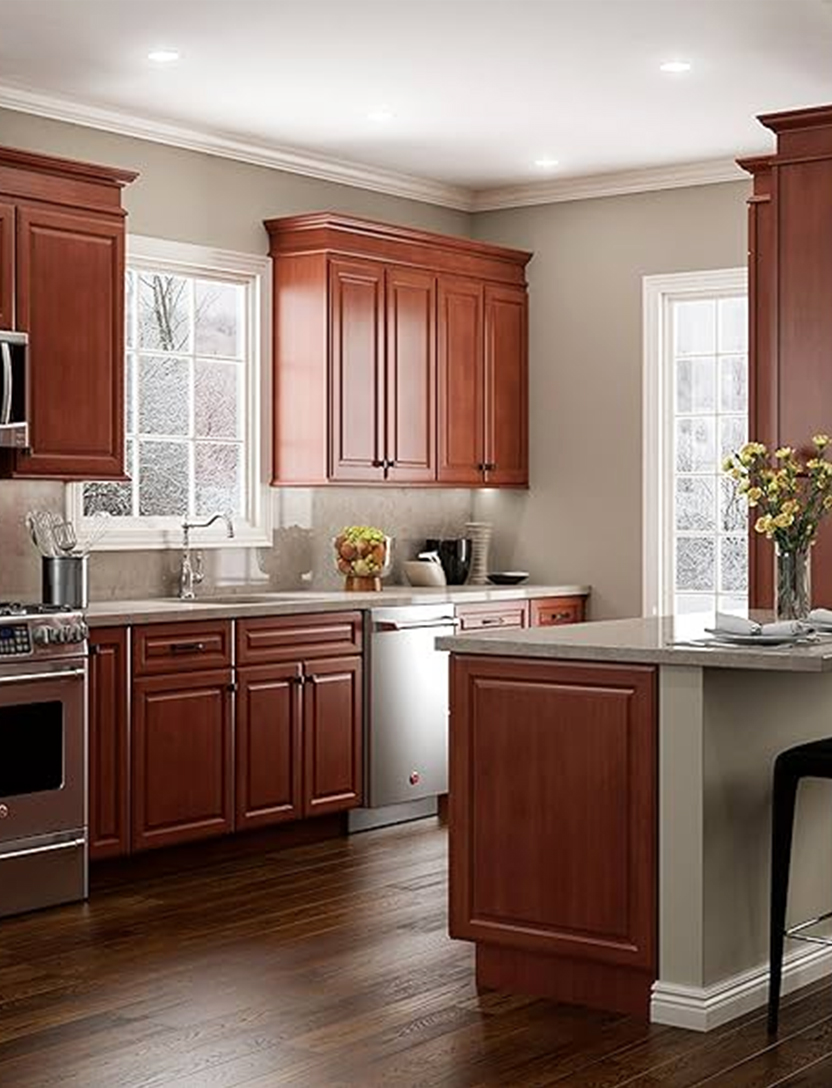 Solid Wood Kitchen Cabinet view 3
