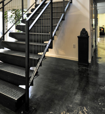 Outdoor Carbon Steel Staircase view 4