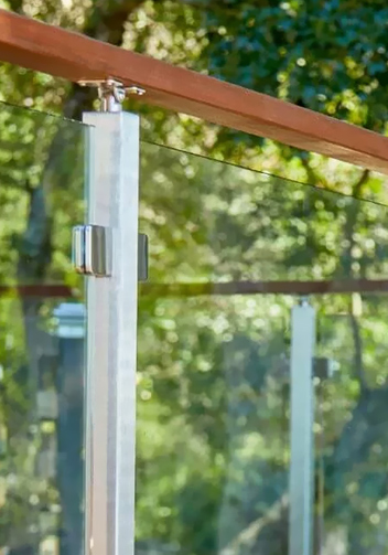 Post Glass Railing