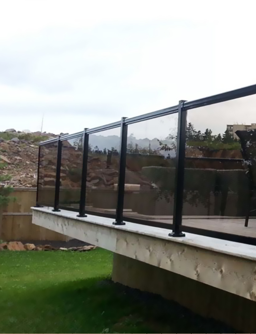 Aluminum Glass Railing view 3