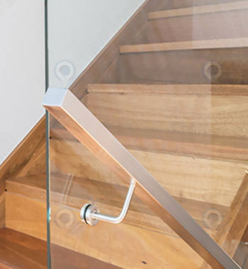 Standoff Glass Railing view 4