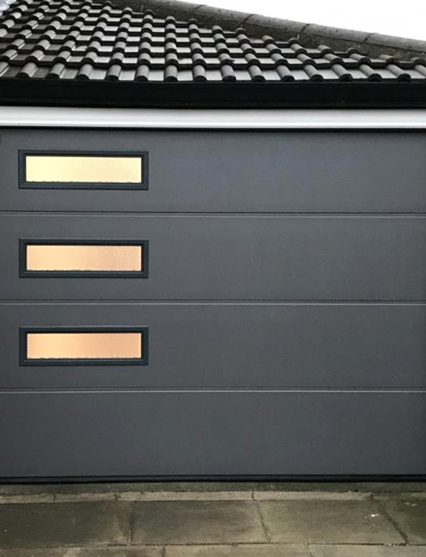 Steel Garage Door view 3