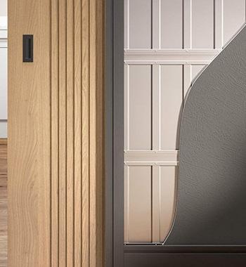 Pocket Door With Grill view 4