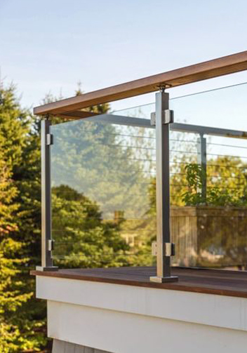 Post Glass Railing