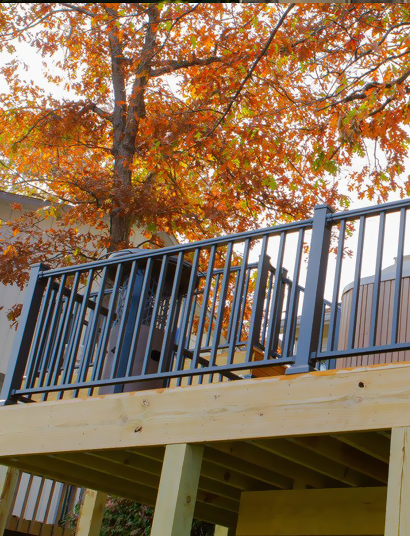 Aluminum Post Railing view 3